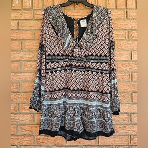 Sadie Robertson Wild Blue XL romper